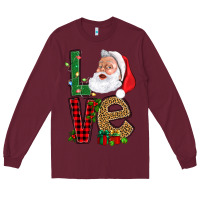 Love With Santa Portrait Long Sleeve Tee | Teevron