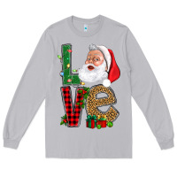 Moon Dust Love With Santa Portrait Long Sleeve Tee - BundleAndBundleShop