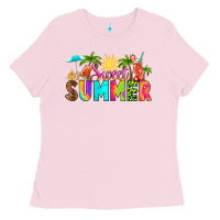 Bubblegum Pink sweet summer Ladies Tee - RanaPortraitStore