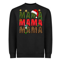 Black Christmas Mama Heavyweight Sweatshirt - BundleAndBundleShop