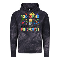 Cloud Black 100 days of embracing differences Vintage Hoodie - MaliasSmallBusiness
