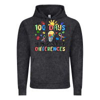 Vintage Black 100 days of embracing differences Vintage Hoodie - MaliasSmallBusiness