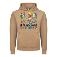 Vintage Coffee 100 days of embracing differences Vintage Hoodie - MaliasSmallBusiness