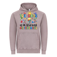 Vintage Zinc 100 days of embracing differences Vintage Hoodie - MaliasSmallBusiness