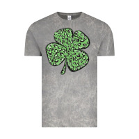 Cloud Rock leopard shamrock Vintage Tee - MaliasSmallBusiness