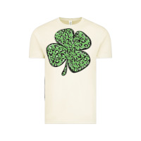 Vintage Arctic leopard shamrock Vintage Tee - MaliasSmallBusiness