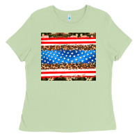 Matcha usa camouflage american flag Ladies Tee - AdoDesignShop