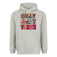 Moon Dust holly jolly vibes pink christmas Heavyweight Hoodie - CowGirlArtShop