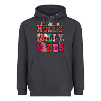 Smoke holly jolly vibes pink christmas Heavyweight Hoodie - CowGirlArtShop