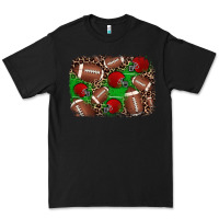 Black american football helmet background Premium Tee - JahusDesignShop