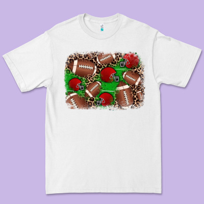 American Football Helmet Background Premium Tee Designed By Jahusdesignshop