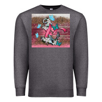 Charcoal Heather cancer awareness anchor Premium Sweatshirt - CowGirlArtShop