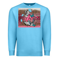 Ocean Blue cancer awareness anchor Premium Sweatshirt - CowGirlArtShop