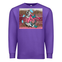 Purple cancer awareness anchor Premium Sweatshirt - CowGirlArtShop