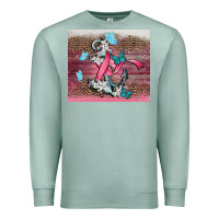 Seafoam cancer awareness anchor Premium Sweatshirt - CowGirlArtShop