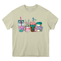Mossy nurse fuel coffee cups Heavy Core Tee - AdoDesignShop