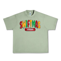 Oil Green swiftmas season Urban Heavy Tee - MaliasSmallBusiness