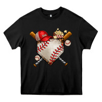 Black baseball Heavy Core Tee - AdoDesignShop