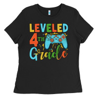 Black leveled 4th grade Ladies Tee - JahusDesignShop