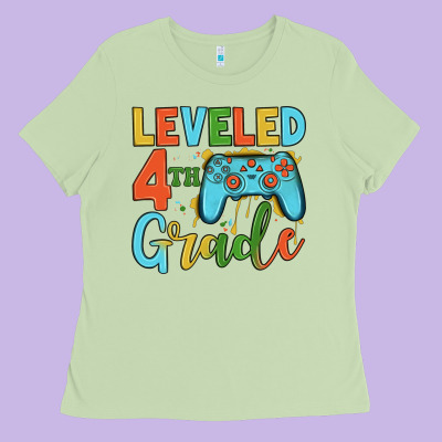 Leveled 4th Grade Ladies Tee Designed By Jahusdesignshop