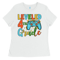 White leveled 4th grade Ladies Tee - JahusDesignShop