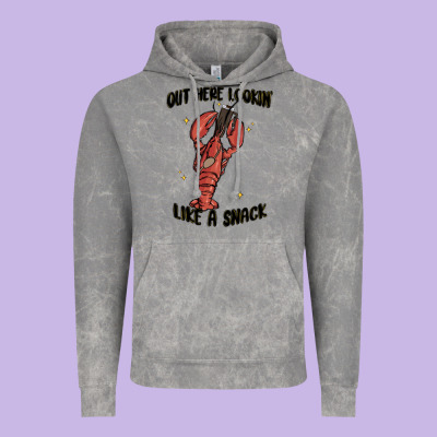 Out Here Lookin Like A Snack Boujee Vintage Hoodie Designed By Maliassmallbusiness