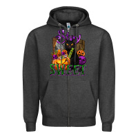 Charcoal Heather Stay Sweet Zipper Hoodie - texasbilliewilder