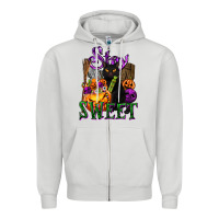 Dove Grey Stay Sweet Zipper Hoodie - texasbilliewilder