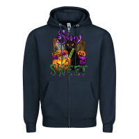 Navy Stay Sweet Zipper Hoodie - texasbilliewilder