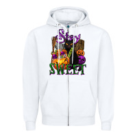 White Stay Sweet Zipper Hoodie - texasbilliewilder