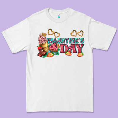 Valentines Day Sweet Premium Tee Designed By Adodesignshop