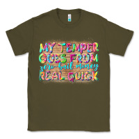 Army Green my temper goes from zerobail money real quick Classic Tee - NancyCooperArtShop