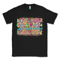 Black my temper goes from zerobail money real quick Classic Tee - NancyCooperArtShop