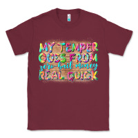 Burgundy my temper goes from zerobail money real quick Classic Tee - NancyCooperArtShop