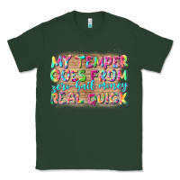 Sports Green my temper goes from zerobail money real quick Classic Tee - NancyCooperArtShop