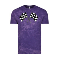 Cloud Purple race flag Vintage Tee - MaliasSmallBusiness