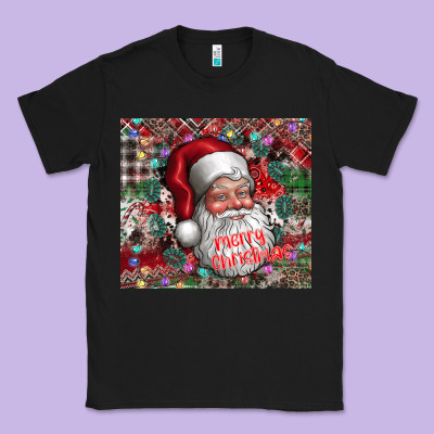 Merry Christmas Classic Tee Designed By Cowhidedigitalart