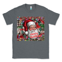 Charcoal Heather merry christmas Classic Tee - CowhideDigitalArt