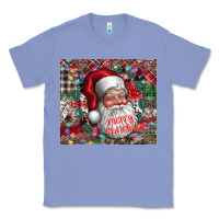 Colony Blue merry christmas Classic Tee - CowhideDigitalArt