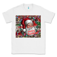 White merry christmas Classic Tee - CowhideDigitalArt