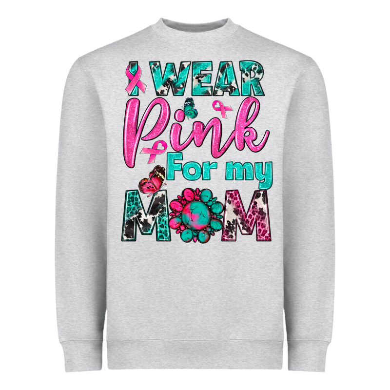 I Wear Pink For My Mom Heavyweight Sweatshirt by BundleAndBundleShop | Teevron