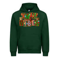 Forest Green Christmas xmas vibes Urban Hoodie - FaDigitalArtStudio