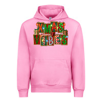 Fuchsia Pink Christmas xmas vibes Urban Hoodie - FaDigitalArtStudio