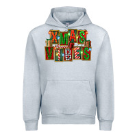Heather Grey Christmas xmas vibes Urban Hoodie - FaDigitalArtStudio