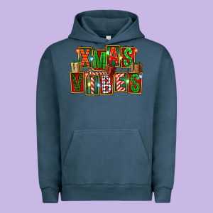 Christmas Xmas Vibes Urban Hoodie Designed By Fadigitalartstudio