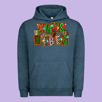 Christmas Xmas Vibes Urban Hoodie Designed By Fadigitalartstudio