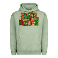 Pigment Oil Green Christmas xmas vibes Urban Hoodie - FaDigitalArtStudio