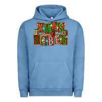 Pigment Pebble Blue Christmas xmas vibes Urban Hoodie - FaDigitalArtStudio
