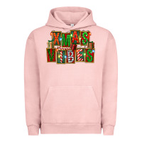Pigment Salmon Christmas xmas vibes Urban Hoodie - FaDigitalArtStudio