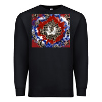 Black patriotic tie dye Premium Sweatshirt - CowGirlArtShop